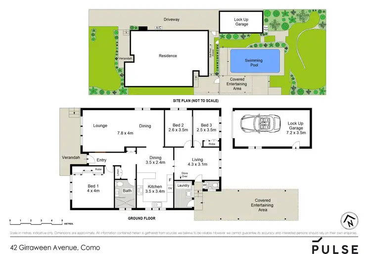 Floorplan of Homely house listing, 42 Girraween Avenue, Como NSW 2226