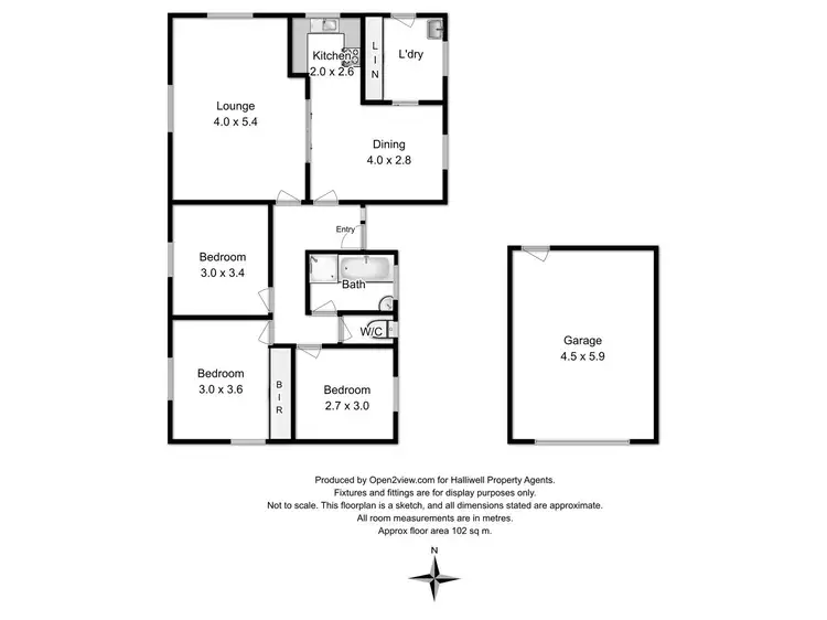 Floorplan of Homely house listing, 60 Morris Avenue, Devonport TAS 7310