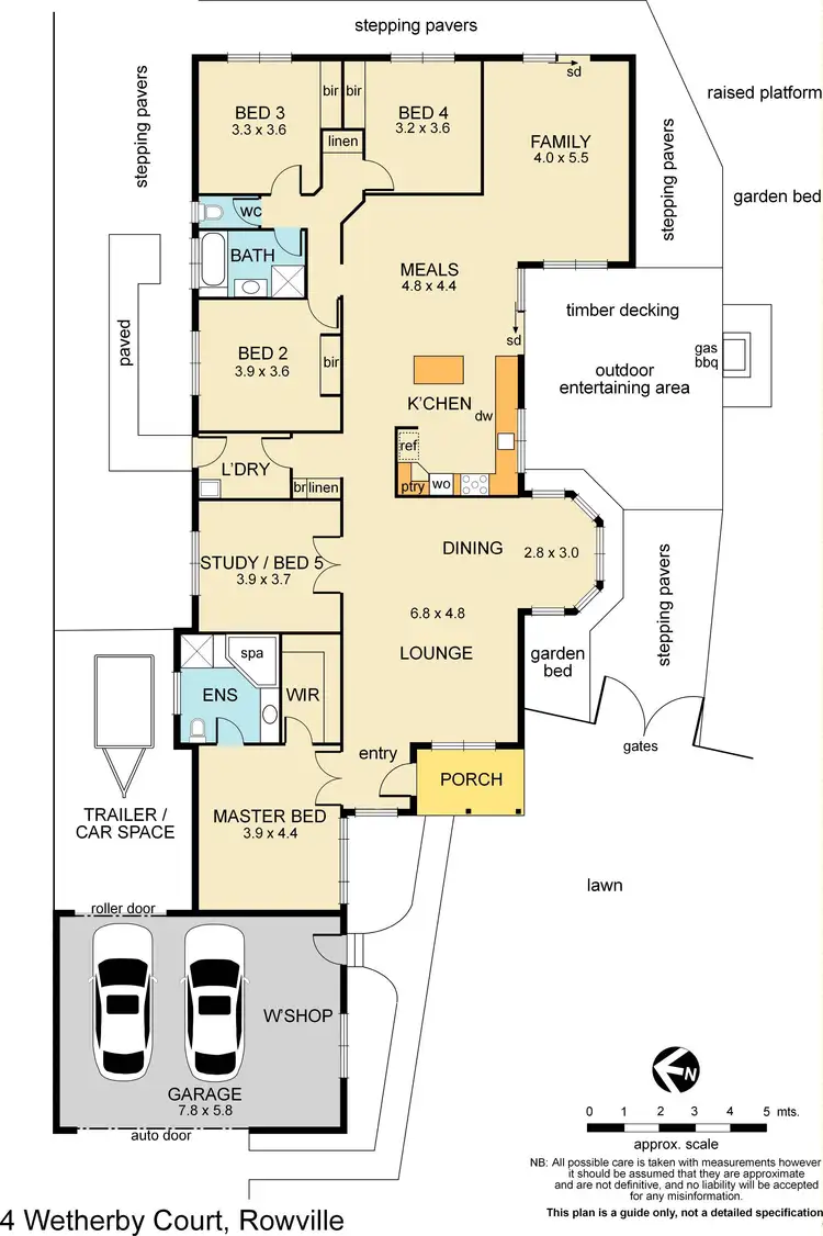 Floorplan of Homely house listing, 4 Wetherby Court, Rowville VIC 3178
