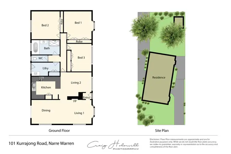 Floorplan of Homely house listing, 101 Kurrajong Road, Narre Warren VIC 3805
