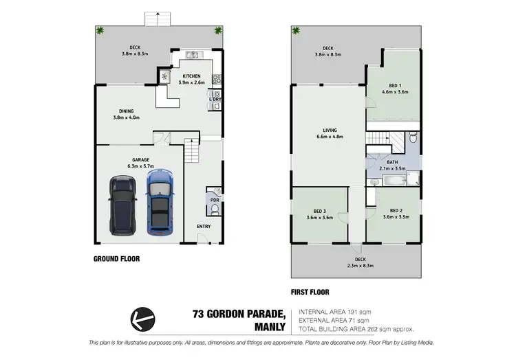 Floorplan of Homely house listing, 73 Gordon Parade, Manly QLD 4179