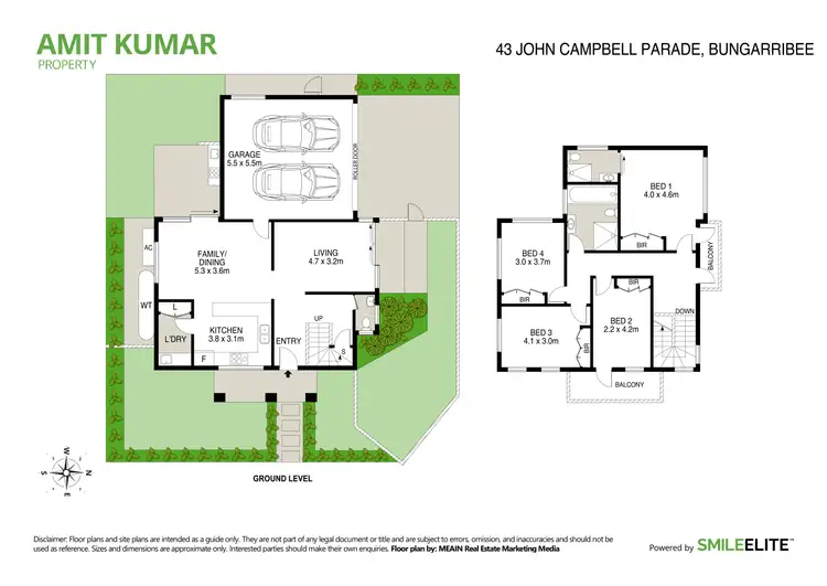 Floorplan of Homely house listing, 43 John Campbell Parade, Bungarribee NSW 2767