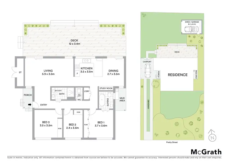 Floorplan of Homely house listing, 10 Pretty Street, Wodonga VIC 3690
