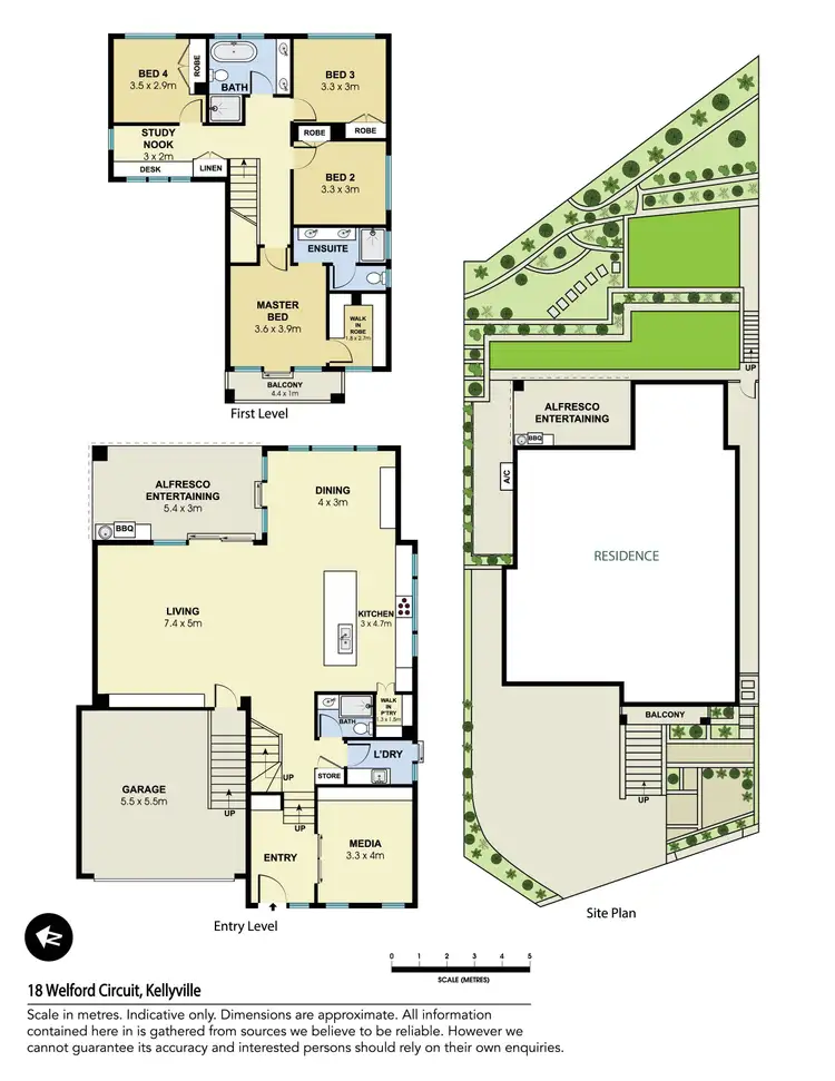 Floorplan of Homely house listing, 18 Welford Circuit, North Kellyville NSW 2155