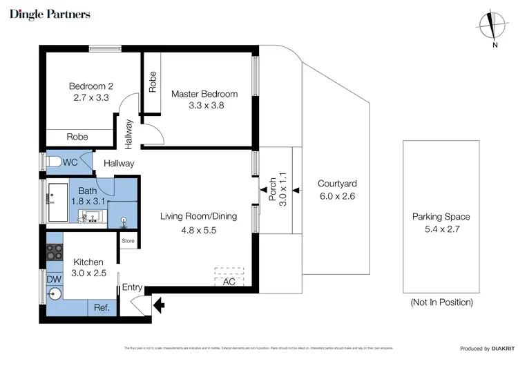 Floorplan of Homely apartment listing, 24/60 O'shanassy Street, North Melbourne VIC 3051