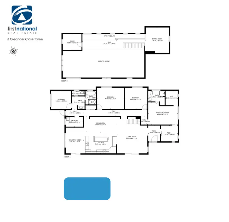 Floorplan of Homely house listing, 6 Oleander Close, Taree NSW 2430