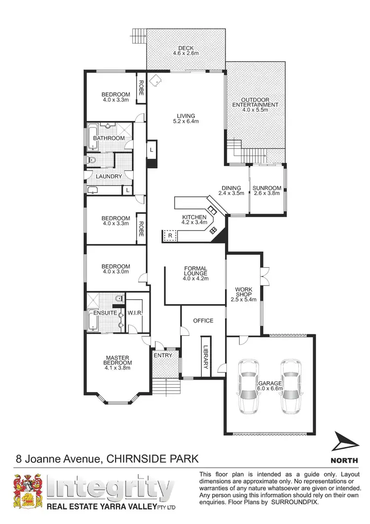 Floorplan of Homely house listing, 8 Joanne Avenue, Chirnside Park VIC 3116