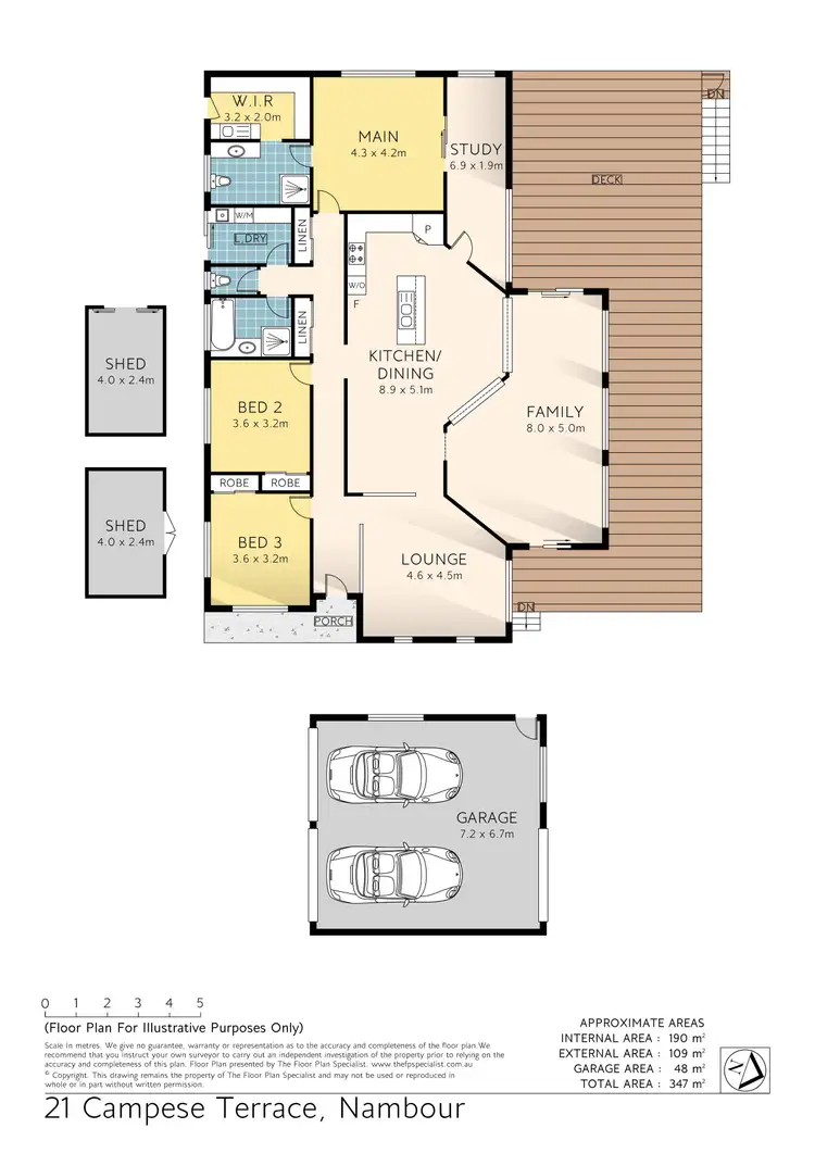 Floorplan of Homely house listing, 21 Campese Terrace, Nambour QLD 4560