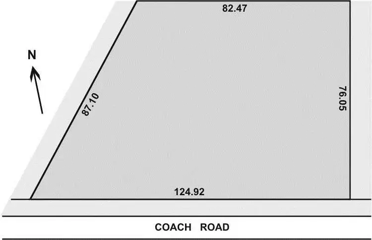 Floorplan of Homely land listing, 50 Coach Road, Skye SA 5072