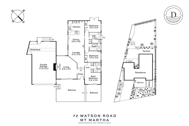 Floorplan of Homely house listing, 72 Watson Road, Mount Martha VIC 3934