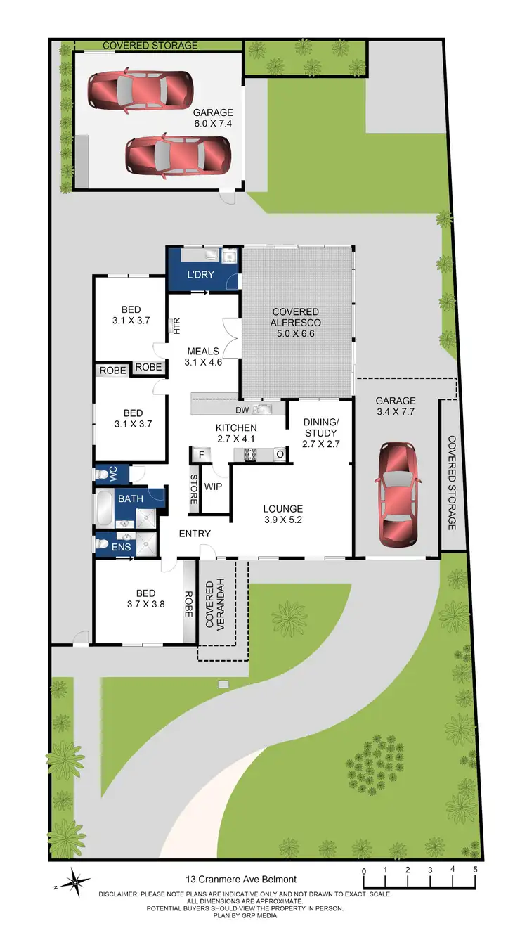 Floorplan of Homely house listing, 13 Cranmere Avenue, Belmont VIC 3216