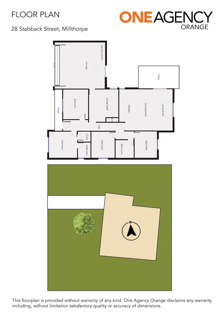 Floorplan of Homely house listing, 28 Stabback Street, Millthorpe NSW 2798