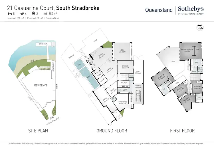 Floorplan of Homely house listing, 21 Casuarina Court, South Stradbroke QLD 4216