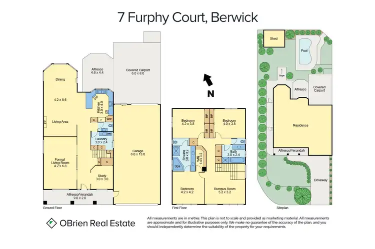Floorplan of Homely house listing, 7 Furphy Court, Berwick VIC 3806