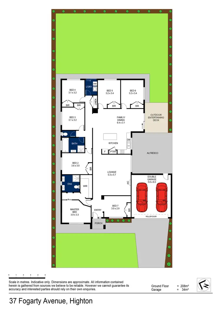 Floorplan of Homely house listing, 37 Fogarty Avenue, Highton VIC 3216