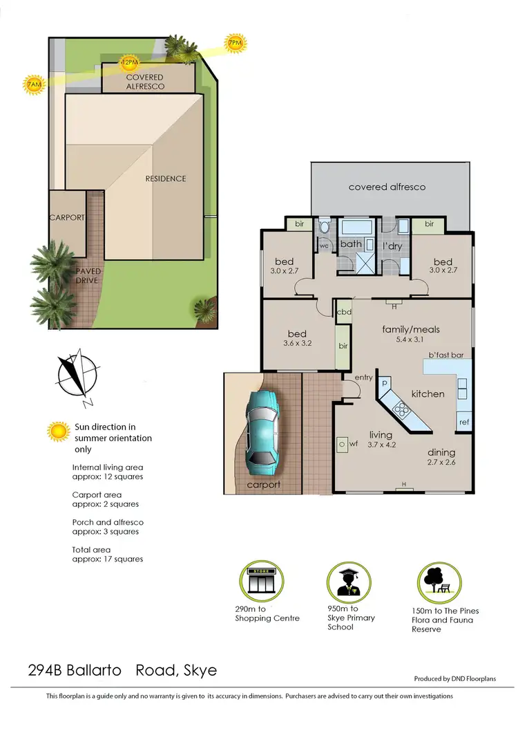 Floorplan of Homely house listing, 294B Ballarto Road, Skye VIC 3977