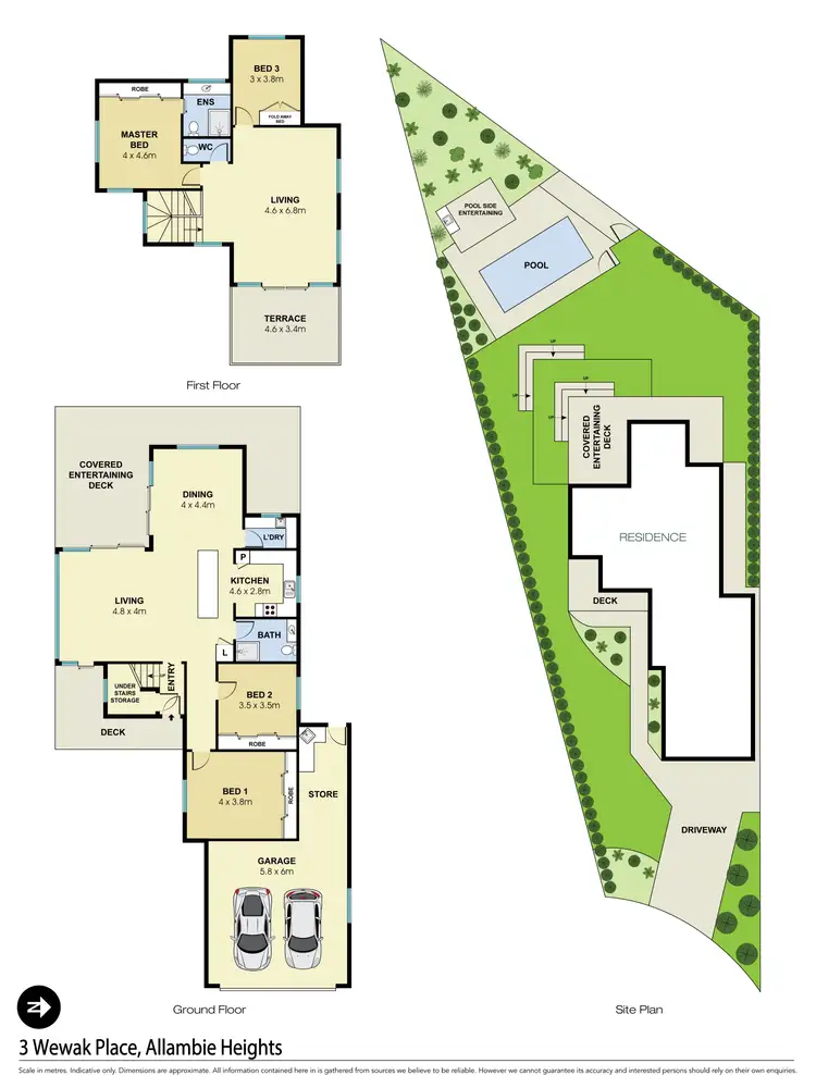 Floorplan of Homely house listing, 3 Wewak Place, Allambie Heights NSW 2100