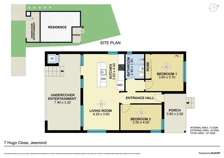 Floorplan of Homely house listing, 7 Hugo Close, Jesmond NSW 2299