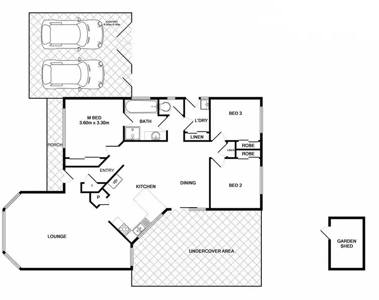 Floorplan of Homely house listing, 29 Dundee Drive, Wodonga VIC 3690