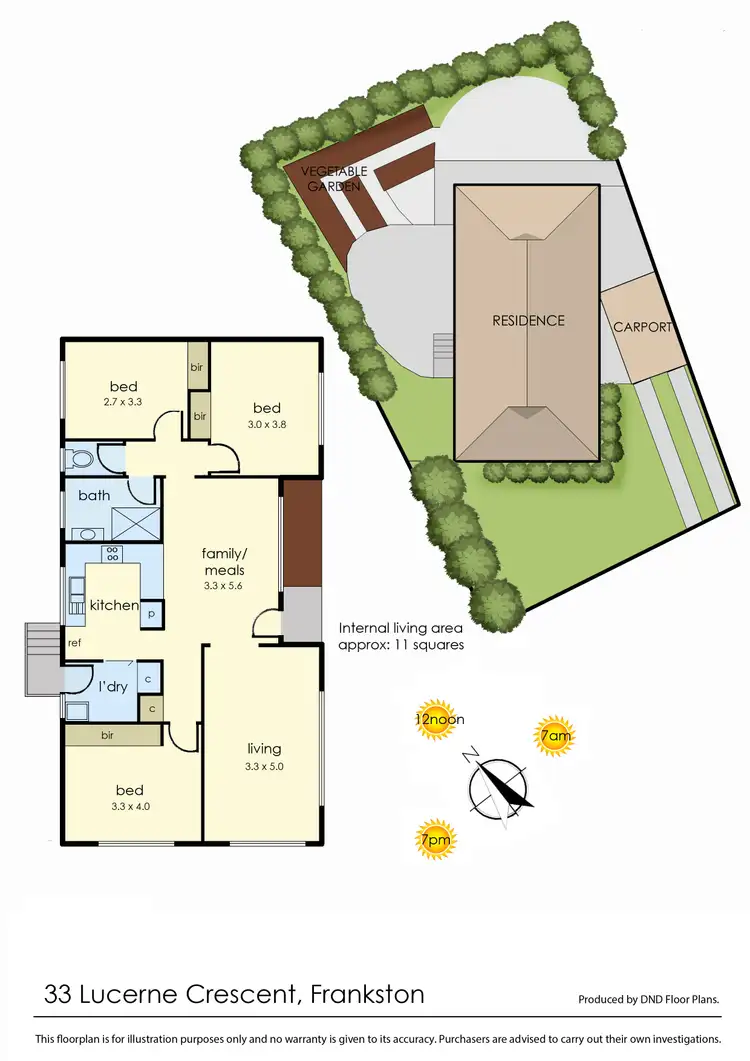 Floorplan of Homely house listing, 33 Lucerne Crescent, Frankston VIC 3199