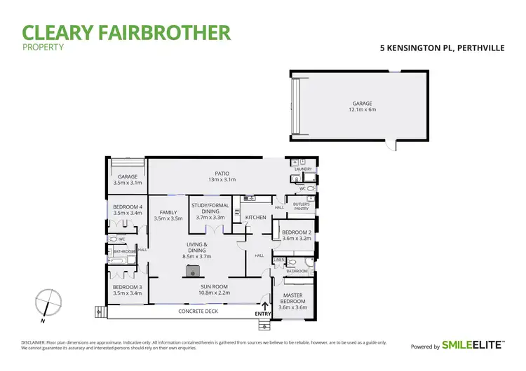 Floorplan of Homely house listing, 5 Kensington Place, Perthville NSW 2795