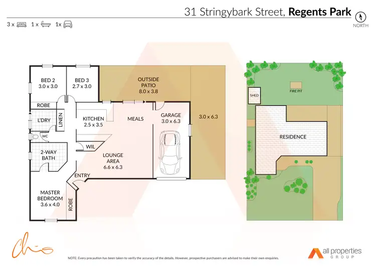 Floorplan of Homely house listing, 31 Stringybark Street, Regents Park QLD 4118