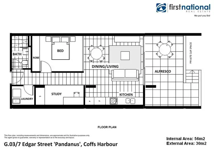 Floorplan of Homely apartment listing, G.03/7 Edgar Street, Coffs Harbour NSW 2450