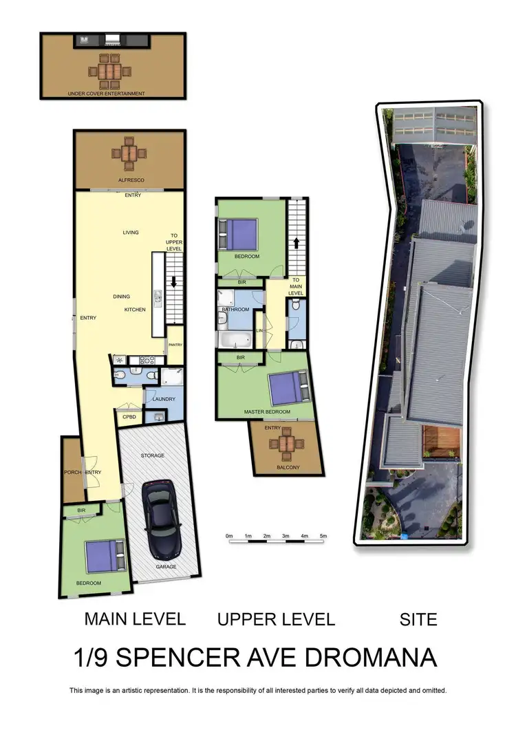 Floorplan of Homely townhouse listing, 1/9 Spencer Avenue, Dromana VIC 3936
