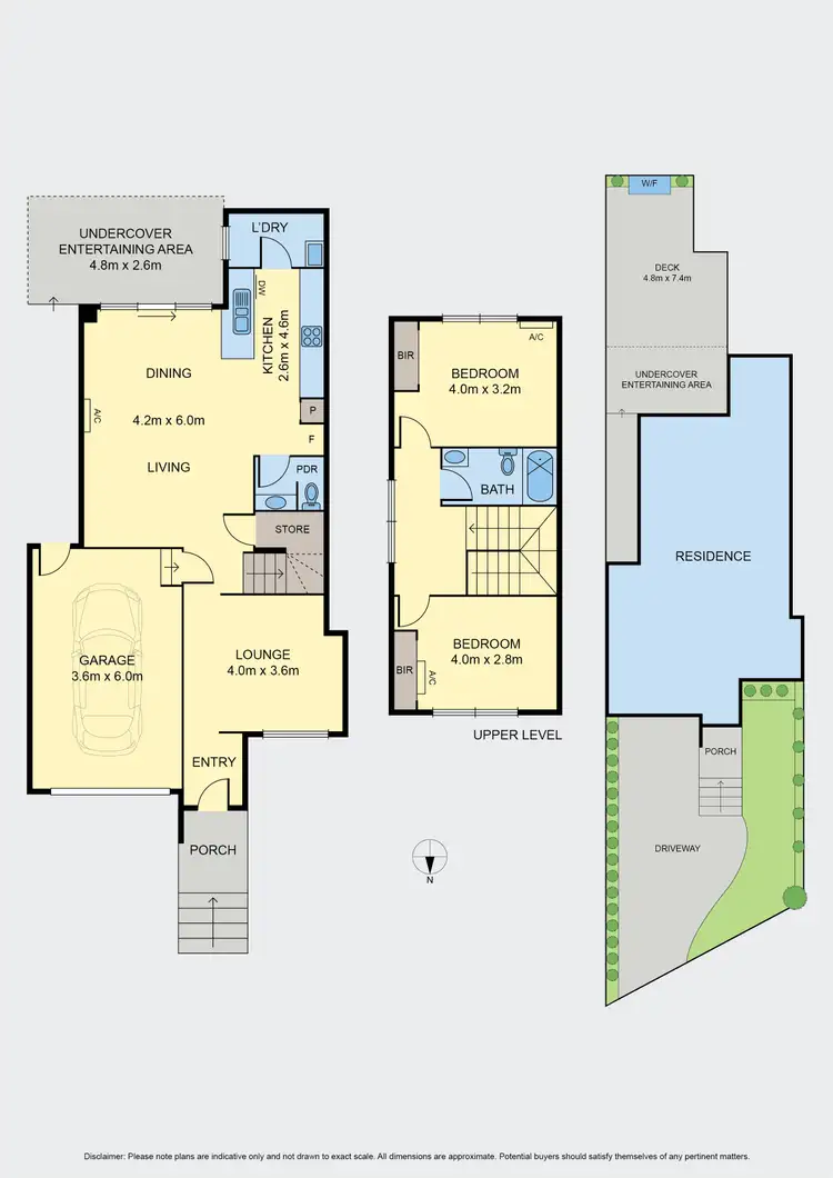 Floorplan of Homely townhouse listing, 1/15 Fawkner Road, Pascoe Vale VIC 3044