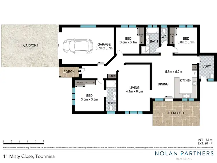 Floorplan of Homely house listing, 11 Misty Close, Toormina NSW 2452