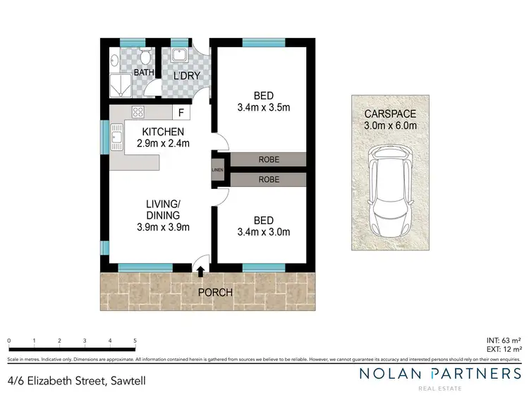 Floorplan of Homely unit listing, 4/6 Elizabeth Street, Sawtell NSW 2452
