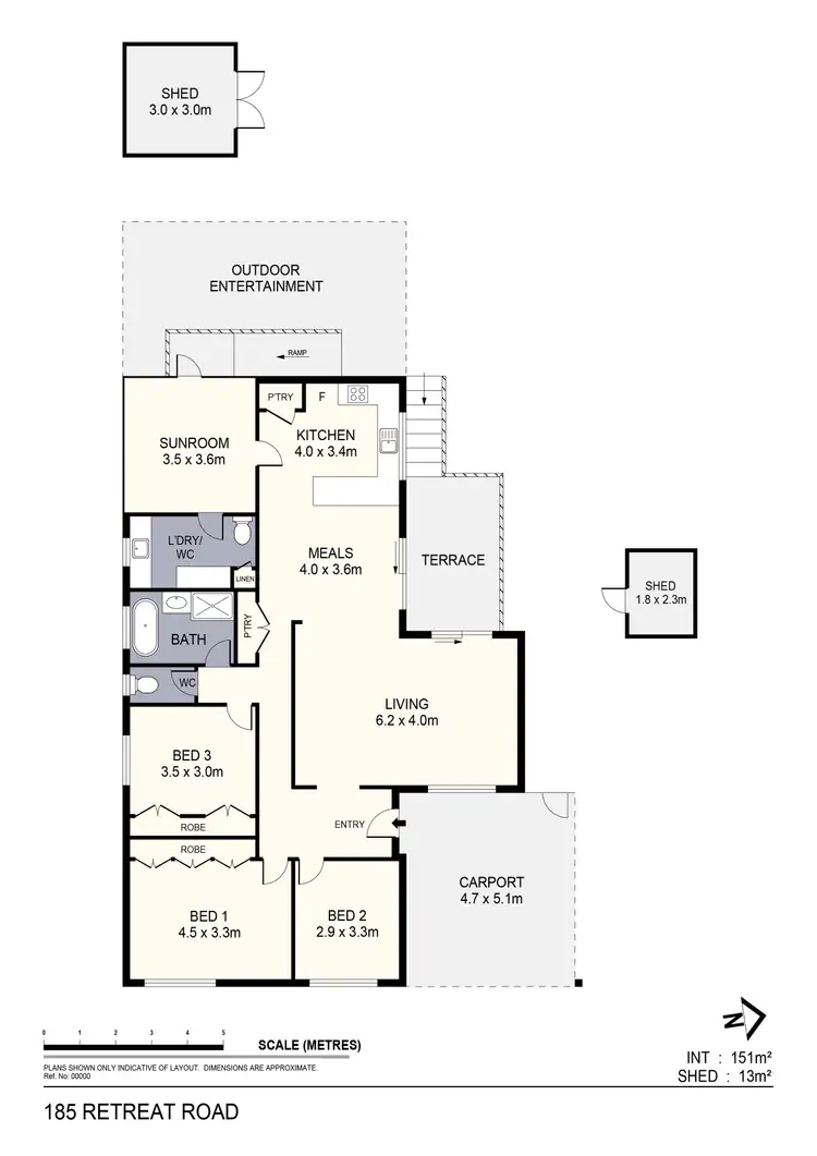 Floorplan of Homely house listing, 185 Retreat Road, Spring Gully VIC 3550