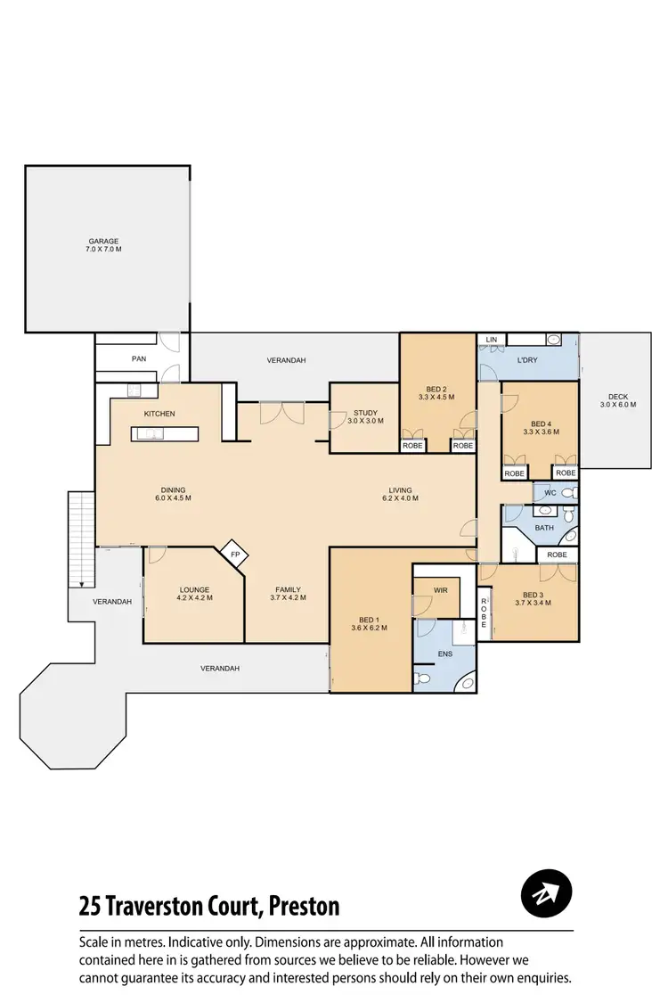 Floorplan of Homely house listing, 25 Traverston Court, Preston QLD 4352
