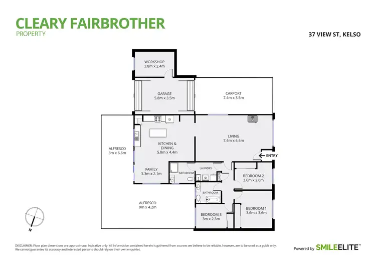 Floorplan of Homely house listing, 37 View Street, Kelso NSW 2795