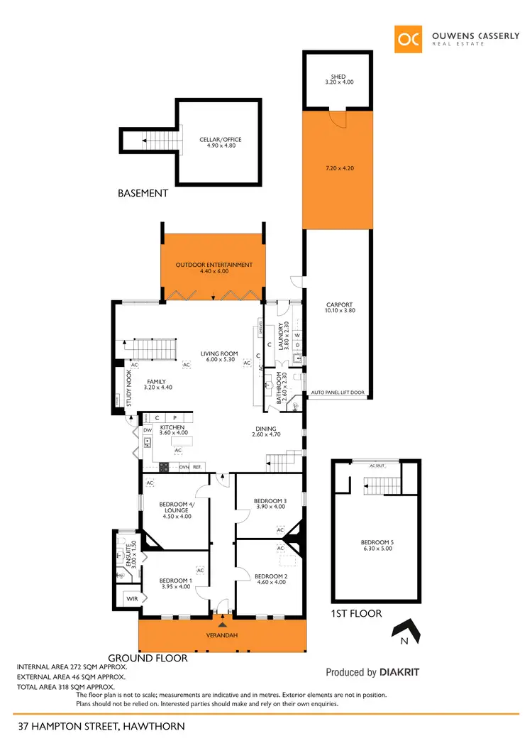 Floorplan of Homely house listing, 37 Hampton Street, Hawthorn SA 5062