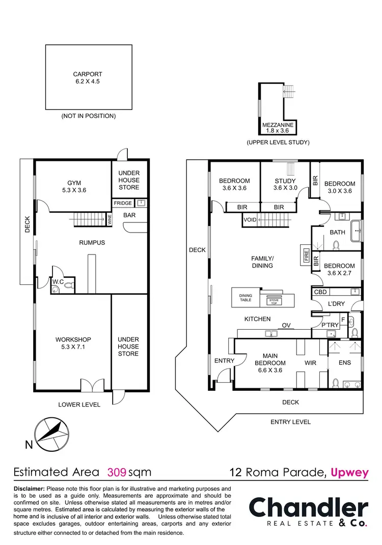 Floorplan of Homely house listing, 12 Roma Parade, Upwey VIC 3158