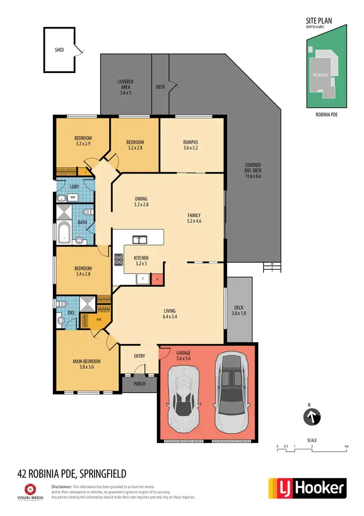 Floorplan of Homely house listing, 42 Robinia Parade, Springfield NSW 2250