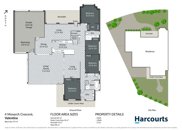 Floorplan of Homely house listing, 4 Monarch Crescent, Valentine NSW 2280