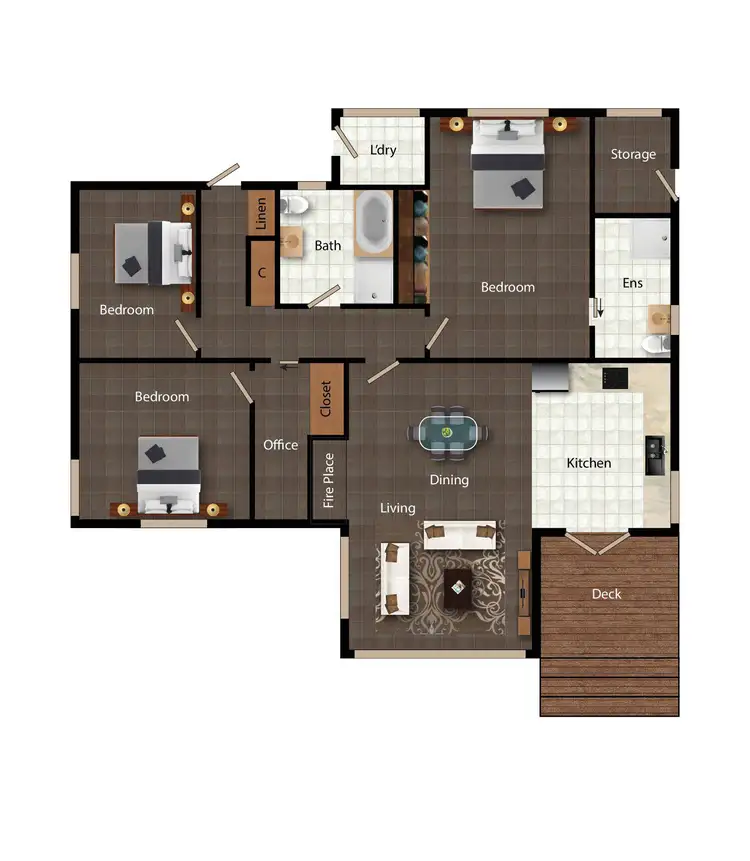 Floorplan of Homely house listing, 58 Henderson Road, Queanbeyan NSW 2620