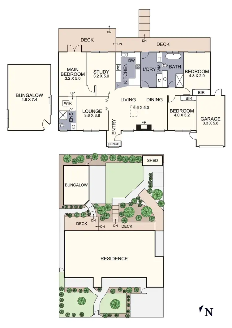 Floorplan of Homely house listing, 8 Channel Crescent, Blind Bight VIC 3980