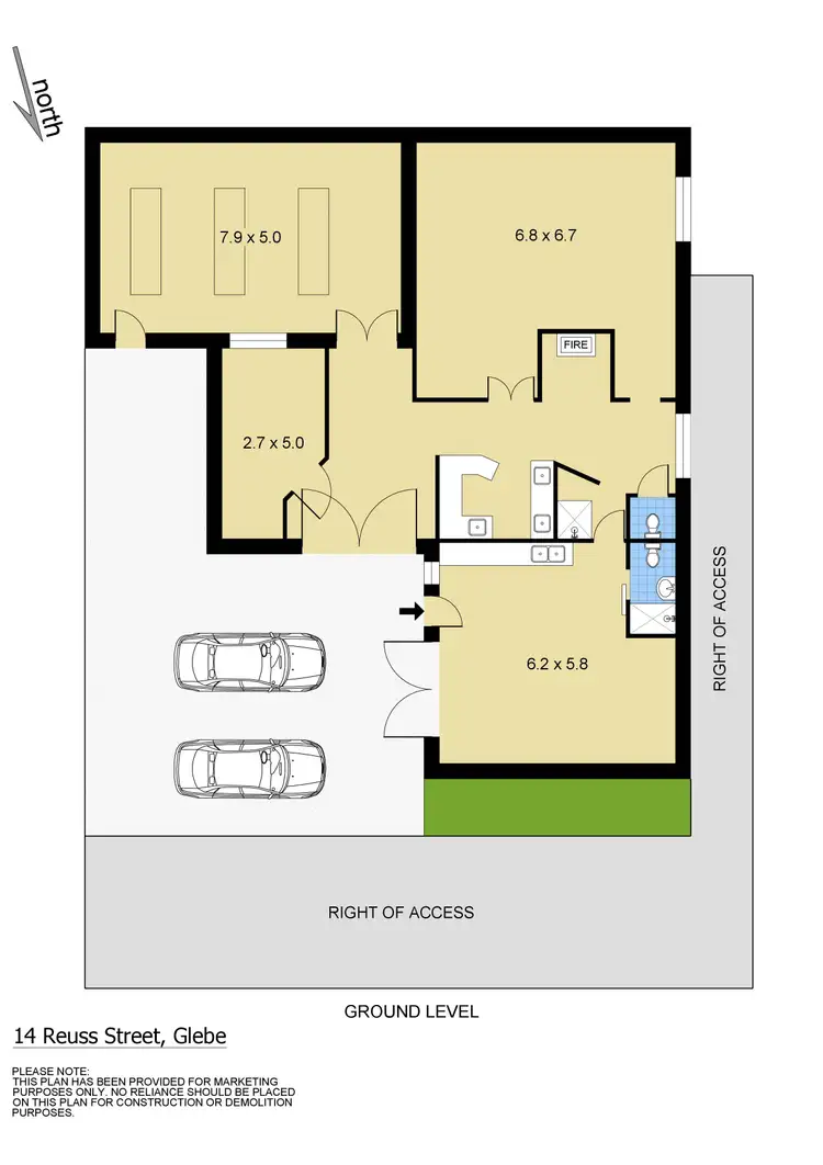 Floorplan of Homely house listing, 14 Reuss Street, Glebe NSW 2037
