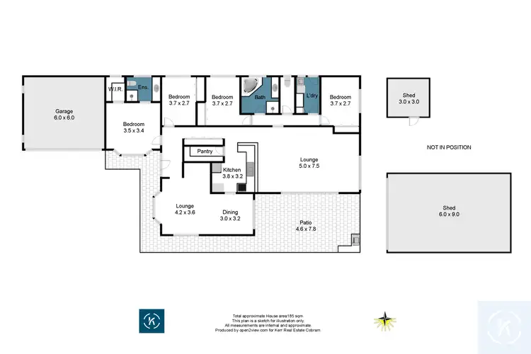 Floorplan of Homely house listing, 11 Apricot Circuit, Cobram VIC 3644