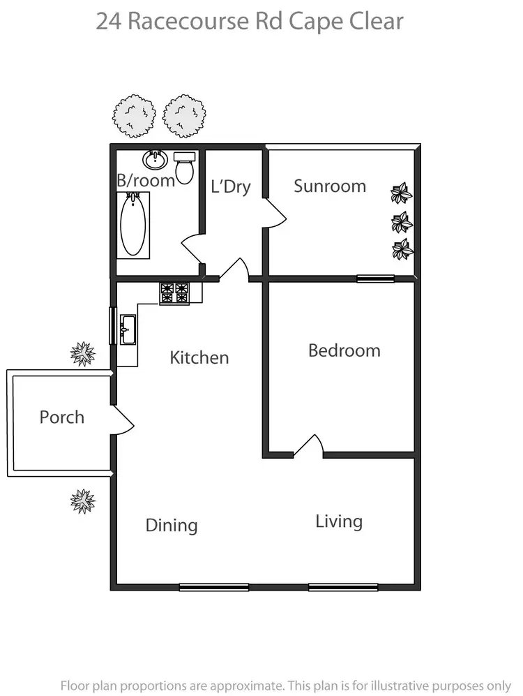 Floorplan of Homely house listing, 24 Racecourse Road, Springdallah VIC 3351