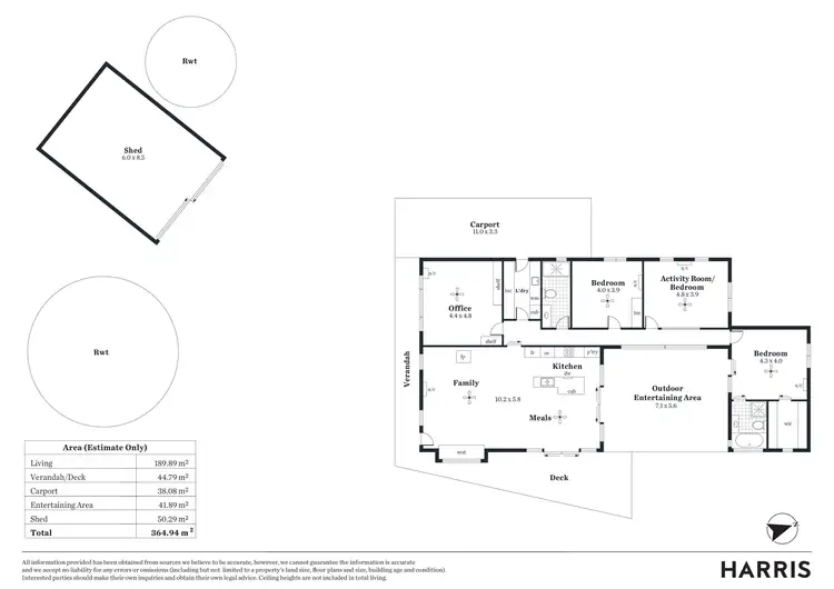 Floorplan of Homely house listing, 169 Collins Road, Ashton SA 5137