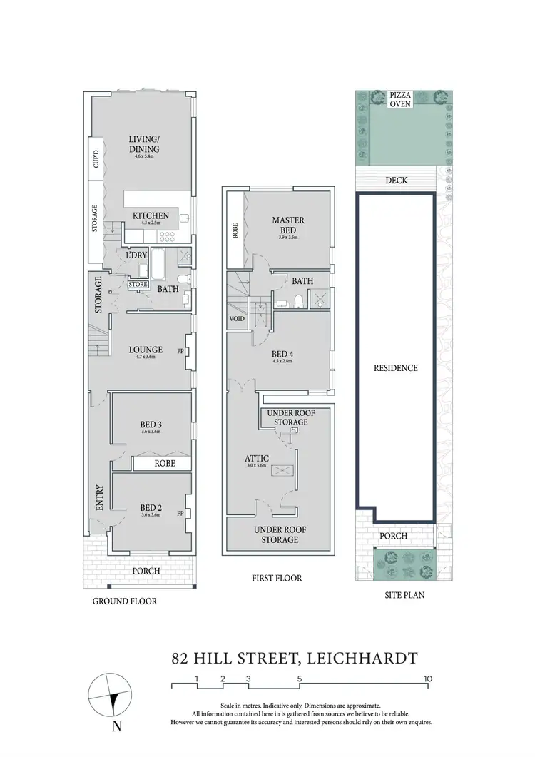 Floorplan of Homely house listing, 82 Hill Street, Leichhardt NSW 2040