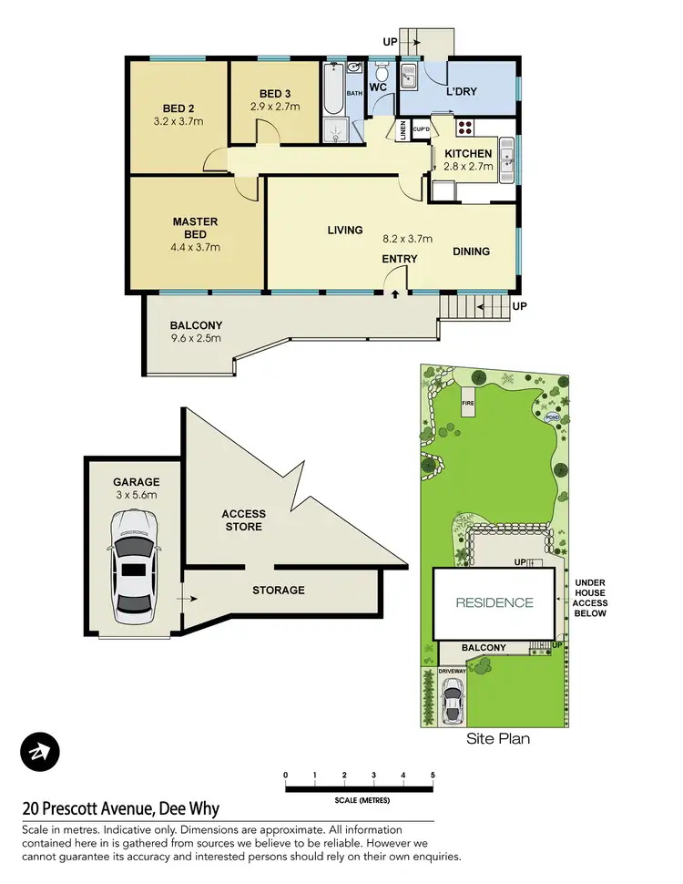 Floorplan of Homely house listing, 20 Prescott Avenue, Dee Why NSW 2099