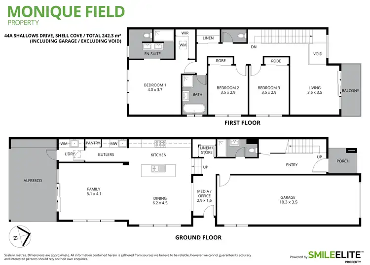 Floorplan of Homely semi-detached listing, 44a Shallows Drive, Shell Cove NSW 2529