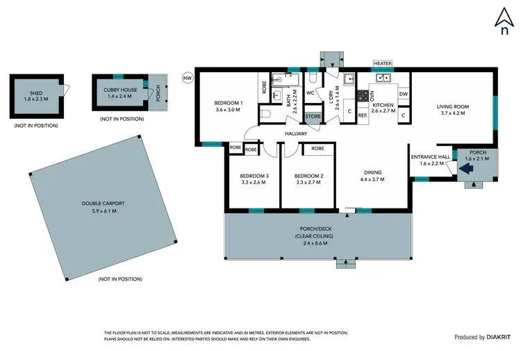 Floorplan of Homely house listing, 4 Greenglade Court, Epping VIC 3076