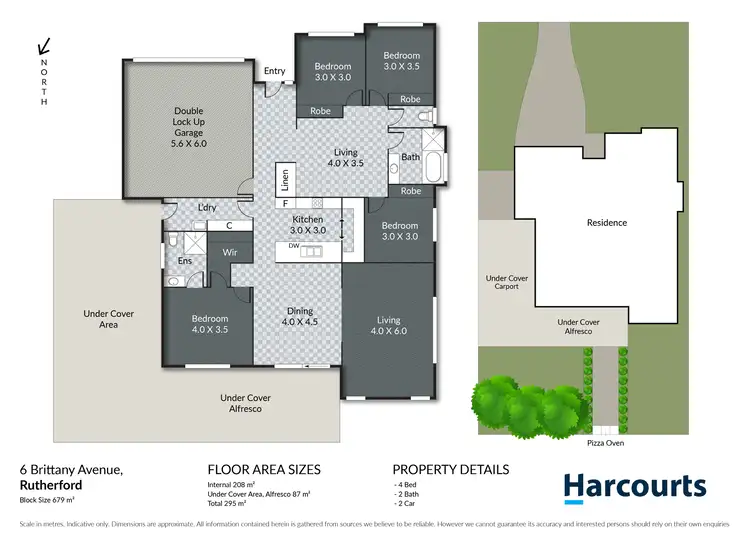 Floorplan of Homely house listing, 6 Brittany Avenue, Rutherford NSW 2320