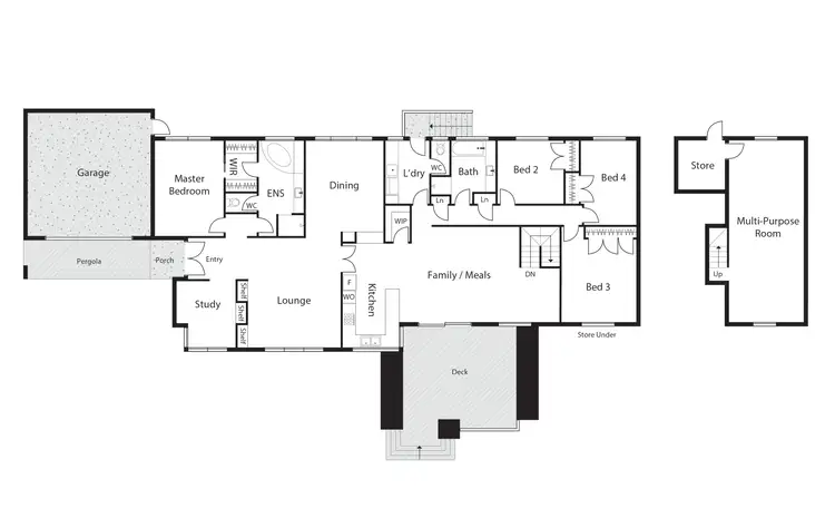 Floorplan of Homely house listing, 13 Whitty Crescent, Isaacs ACT 2607